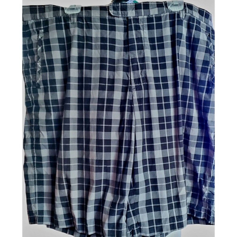 Ashworth Black and White Checkered Men's Shorts